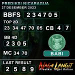 Prediksi Naga NC 27 DESEMBER 2023