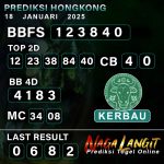 Prediksi Naga HK 18 JANUARI 2025