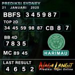 Prediksi Naga SDY 20 JANUARI 2025