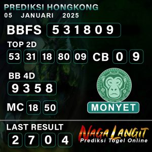 Prediksi Naga HK 05 JANUARI 2025