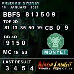 Prediksi Naga SDY 18 JANUARI 2025