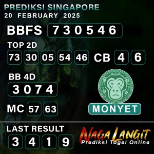 Prediksi Naga SGP 20 FEBRUARY 2025
