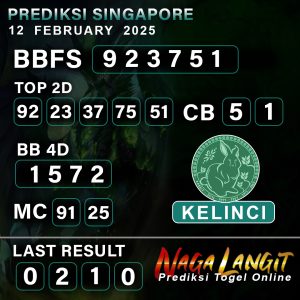 Prediksi Naga SGP 12 FEBRUARY 2025