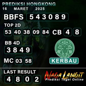 Prediksi Naga HK 16 MARET 2025