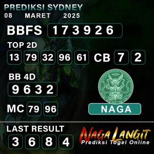 Prediksi Naga SDY 08 MARET 2025