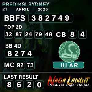 Prediksi Naga SDY 21 APRIL 2025