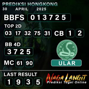 Prediksi Naga HK 30 APRIL 2025